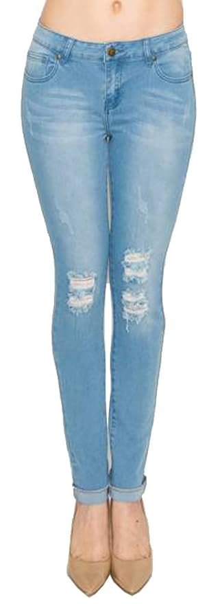 Women's Skinny Ripped Jeans